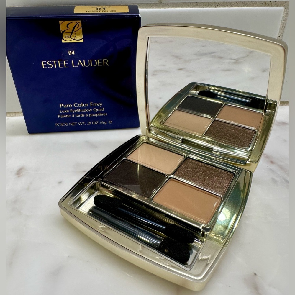 ESTEE LAUDER Pure Color Envy
Luxe EyeShadow Quad DESERT DUNES NIB $64 MSRP